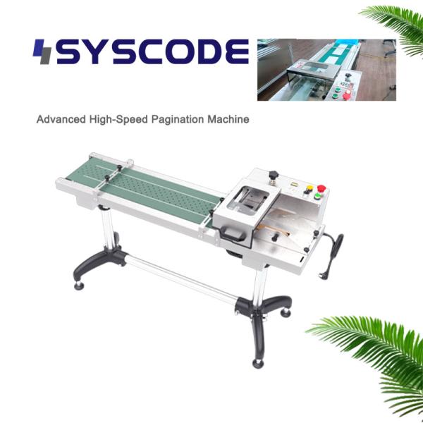 High Speed Automatic Paper Feeder Reverse Wheel Paging Machine For Tag And Bag Handling