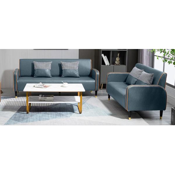 Sofa Nordic Elegant Velvet Wavy PU Seating Couch for Three Seat Corner Style in Living Room European Furniture Apartment
