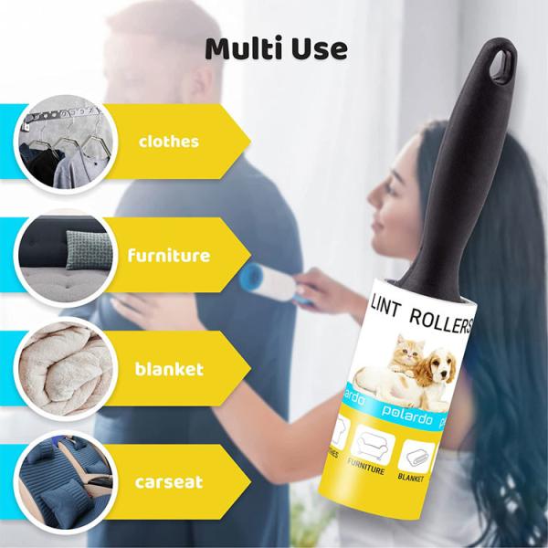 Съемный белый пластиковый ролик перевозчика волос одежд корпии для меха кота