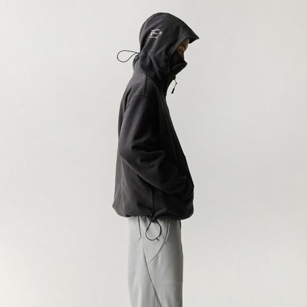 Factory Balaklava Hoodie Mask Double Layer Thick High Quality Breathable Windproof Oversized Winter Customized Logo Hoodie