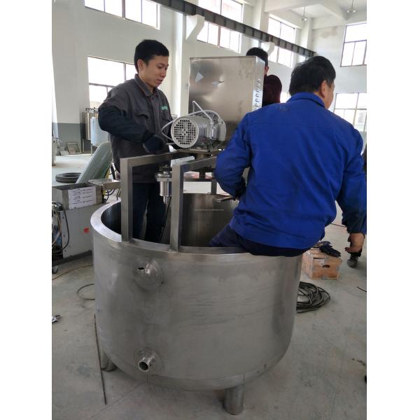 200 кг-2000 кг Вместимость Пастеризация сыра из нержавеющей стали НДС для пищевых напитков
