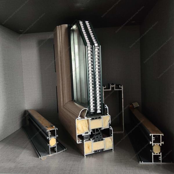 Customized Storefront Aluminum Vertical Fold Up Down Windows Casement Sound Proof