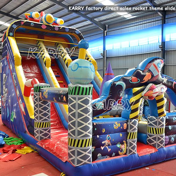 PVC Inflatable Rocket House for Commercial Party Rental and Moonwalk Inflatable Games