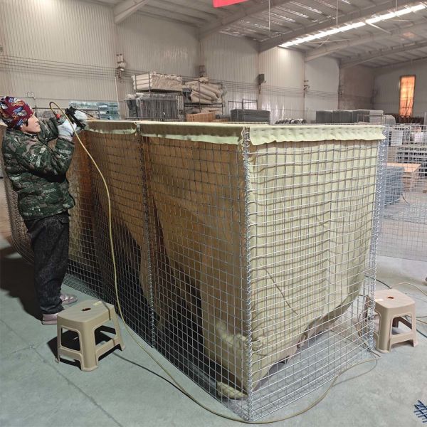 Sand Filled Wall Defensive Wire Mesh Barrier Bastion Galvanized Defensive Barriers Fence For Sale