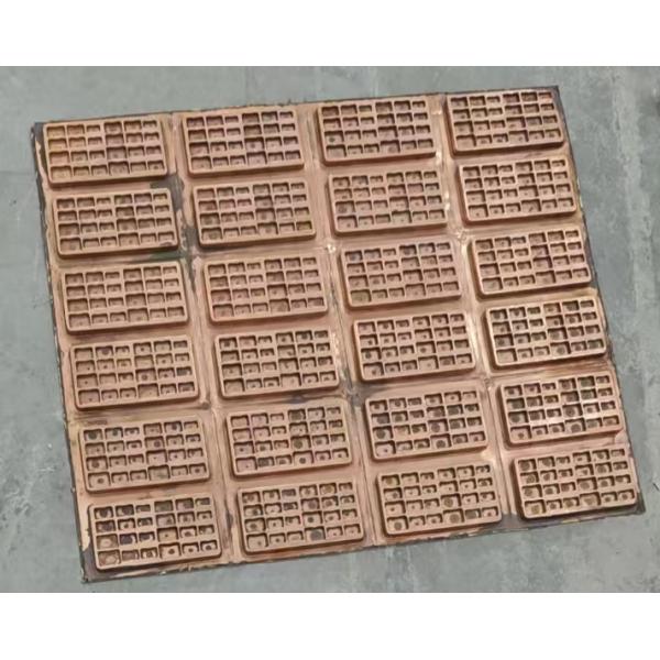 Customized logo plastic transparent 20 grid nail plastic blister tray with cover