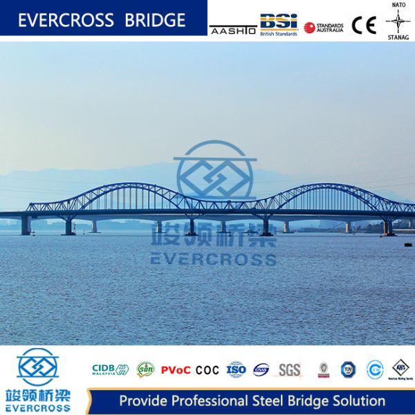 Puente de carretera Puente de acero compuesto Puente de armadura Puente ligero Peso