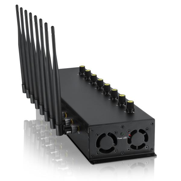 New adjustable 8 antennas high power indoor jammer
