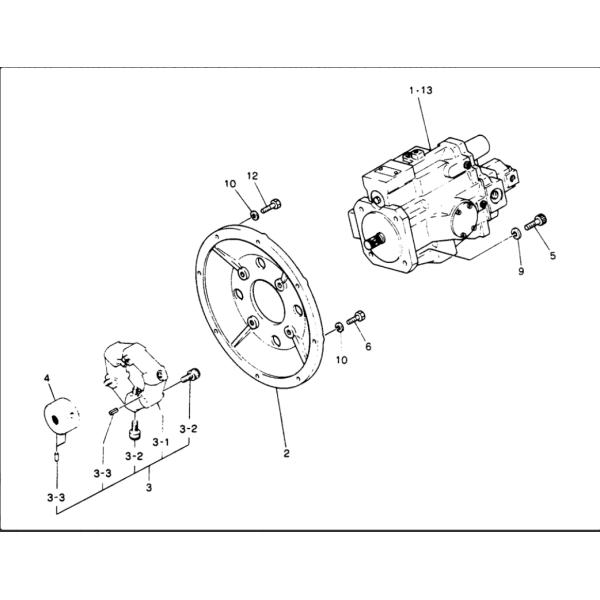 Гидронасос Belparts для основы экскаватора Kobelco SK60-7 YC85 DH80 нагнетает 2437U390F1