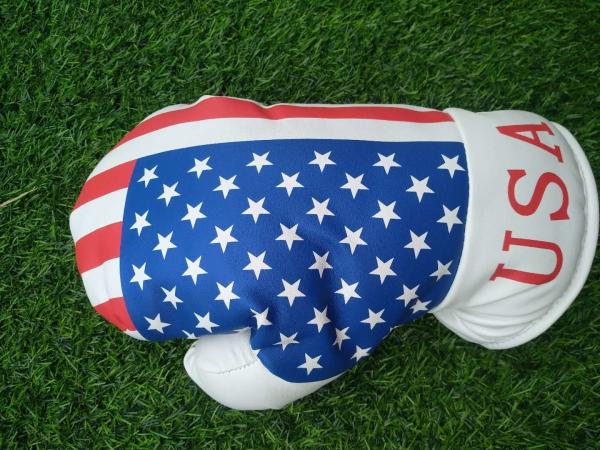 golf head cover, USA cover , Golf headcover , usa golf boxing glove cover  , USA  head cover