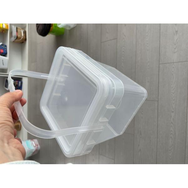 Type Blue Square Water Bucket Industry Plastic Buckets for Industrial Top Sale