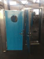 Porta oca de alumínio marinho personalizável com fechador de porta C2 dispositivo de bloqueio ISPS