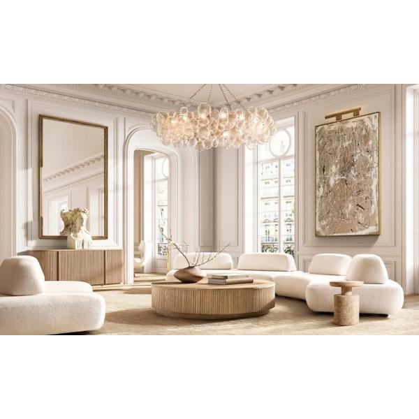 Meubles de table de console en acier inoxydable personnalisés avec plafond de pierre sintrée / céramique