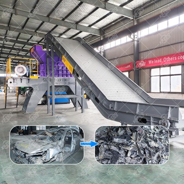 Vehicles Shredder Scrap Metal Processing Plant Automobile Shredding And Separation Machine