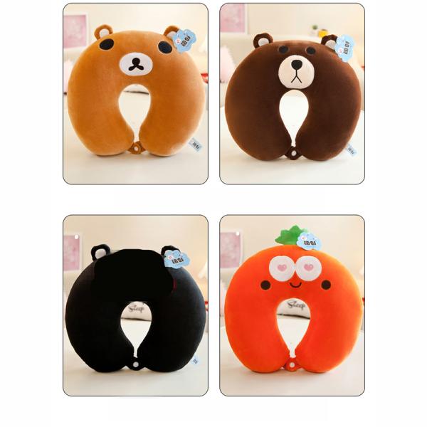 U Shaped Plush Toy Pillow Various Color Soft Fabric Material 33 * 30CM