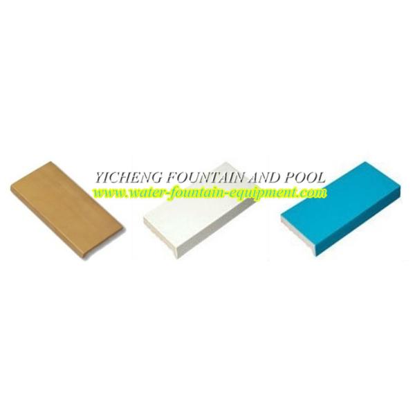 Ceramic Overflow Swimming Pool Tiles , Durable Swimming Pool Accessories
