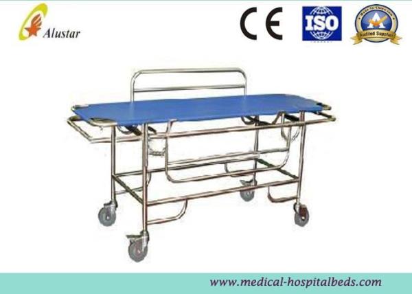 Stainless Steel Emergency Stretcher Cart Hospital Patient Transfer Stretcher Trolley (ALS-ST001)