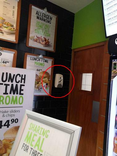 Toilet Seat Cover Manual Disinfectantion Dispenser 1000ml With Disposable Pouch