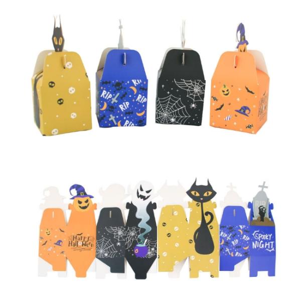 Коробки бумаги пищевого контейнера конфеты шоколада хеллоуина призрака упаковывая 27g