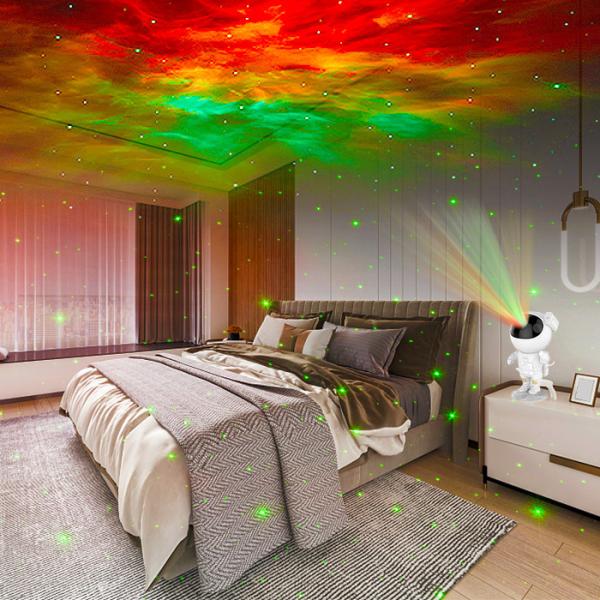 ROHS Remote Control Astronaut Galaxy Lamp , USB Astronaut Projector Night Light