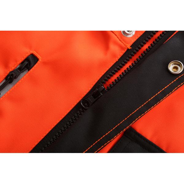 EN381-11 Chainsaw Protective Jacket , Anti Cut Mens Hi Vis Workwear