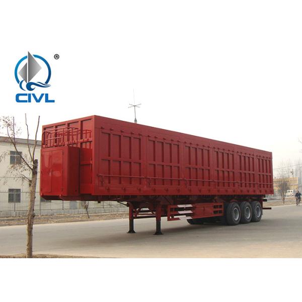 CIVL Van Type Semi Trailer Trucks 40 Ton Payload Semi Van Box Trailer