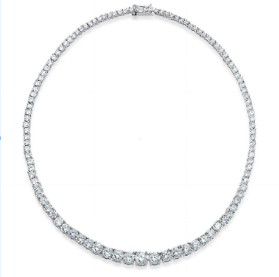 Ледяная теннисная цепочка белый микс CZ Pong настраивая ледяной ожерелье для любителей хип-хопа