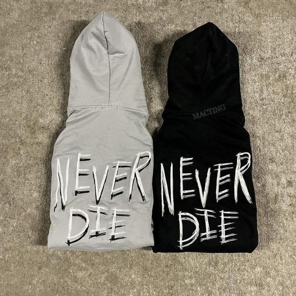 500 gsm Heavyweight Cotton Double Hoods Printed Custom Hoodies Full Face Zip Up for Men