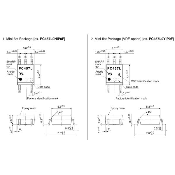 PC457L0NIP0F 4-Channel Isolator with High-Speed Data Rate Wide Temp Range Low Power Consumption High ESD Protection Compact Design and UL Certification for Industrial Automation and Motor Control