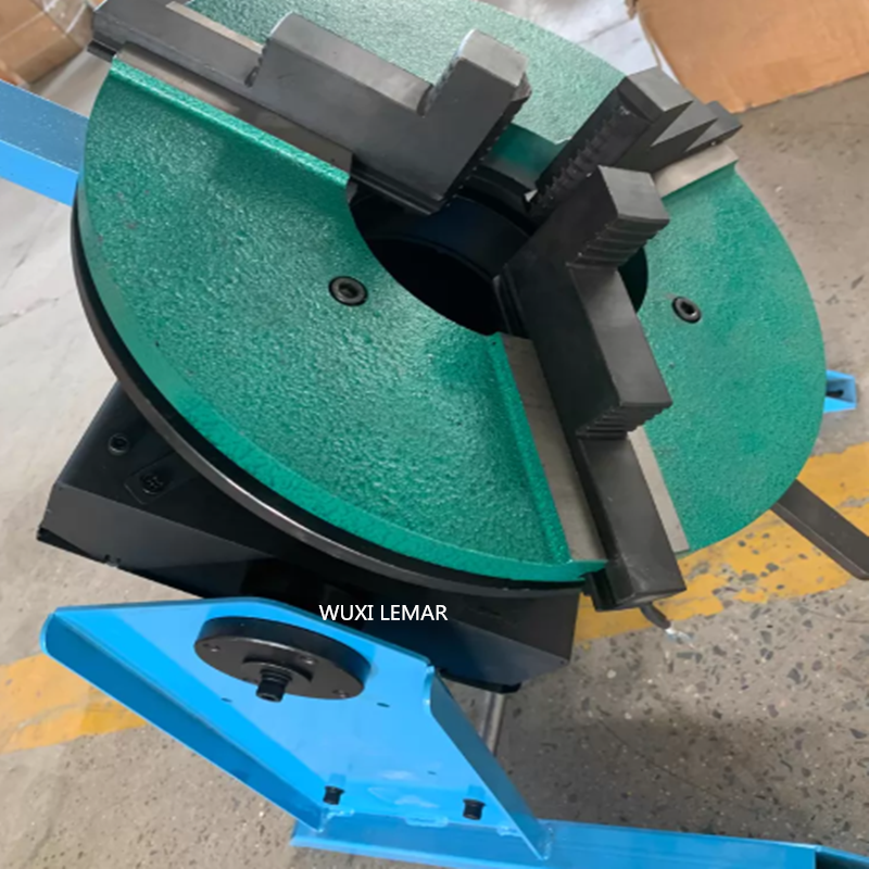 100kg CNC Welding Positioner Rotary Turning Table for Pipe Vessel Circular Welding