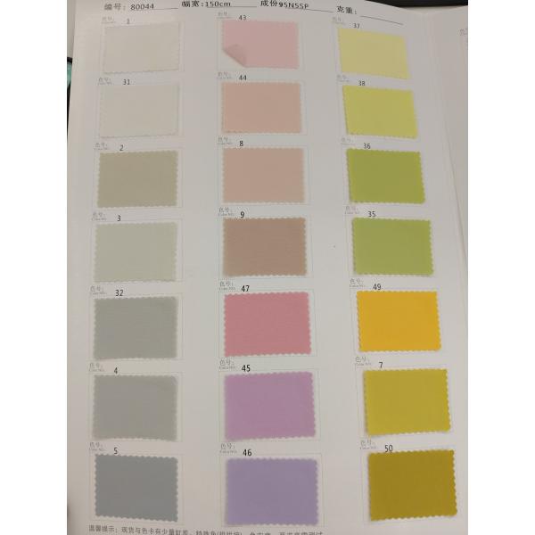 Comfortable 95% Nylon 5% Spandex Fabric Heat Resistant / Abrasion Resistant Dress Fabric Material