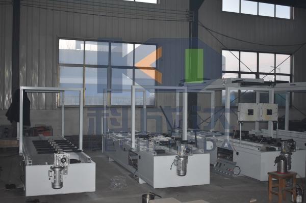 Door frame line wrapping machine