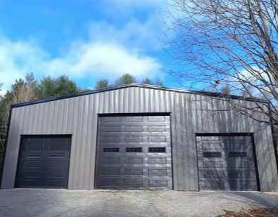Metal Prefab Structure Sheds Steel Warehouse Building With Wall Cladding Options