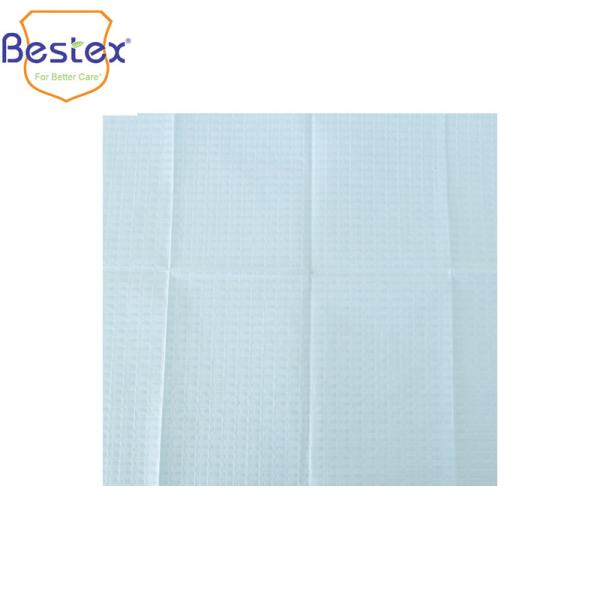 Customized Colorful 3 Ply 33X45cm Disposable Patient Bibs