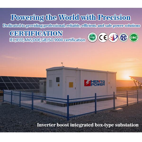 New Energy Outdoor Power Distribution Equipment Step Up/Down Electricity Power Substation Advanced Energy Storage