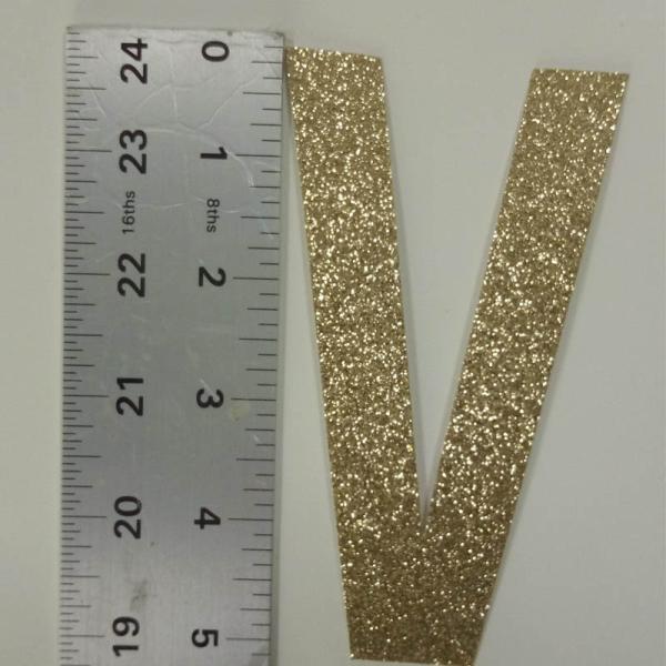 Diy Christmas Decor Gold Glitter Letters , Wedding Party Glitter Alphabet Letters
