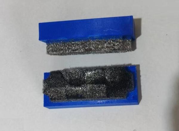 Long Lasting 140mm Length Rectangular Plastic Holder Steel Wire Metal Brush