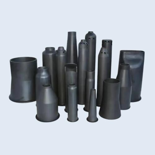 Reaction Bonded Silicon Carbide RBSIC SISIC Burner Nozzle Tubes For Kiln Furniture