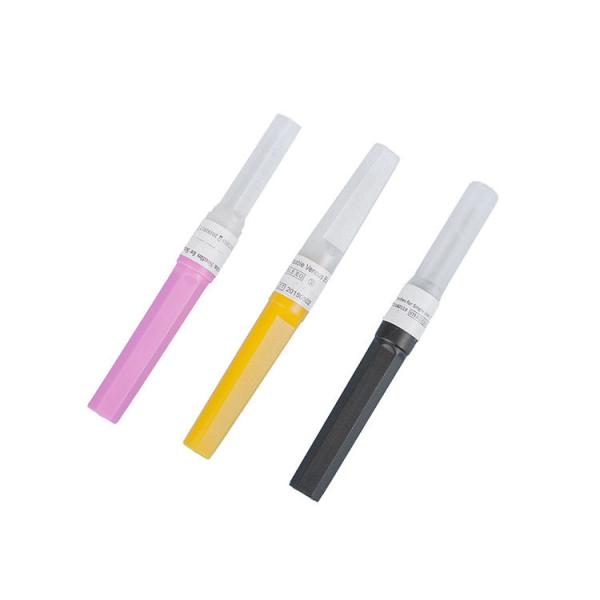 Agulha médica de 21G Pen Type Blood Collection Vacuum com suporte