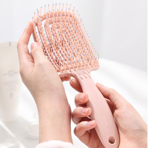 O delicado impermeável da escova de cabelo de Detangling eriça o ODM do OEM