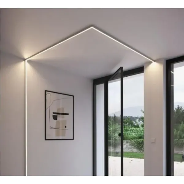 Square Surface Mounted LED Profile with 6063 T3-T8 Aluminum Alloy and Anodized Finish for Customized Indoor Lighting