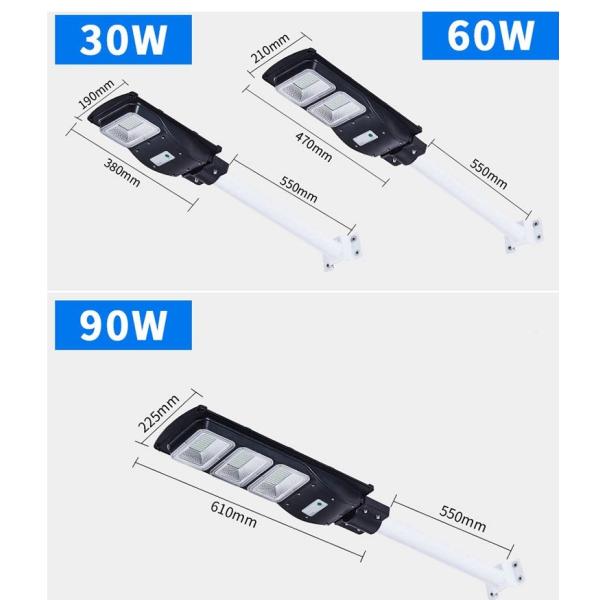 Customized Solar LED Street Light , Lithium Solar Street Light Wide Beam Angle 4500K