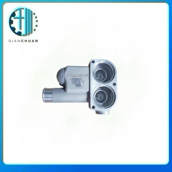 Thermostat Cover 612600140119 For WP10 Weichai Engine Spare Parts