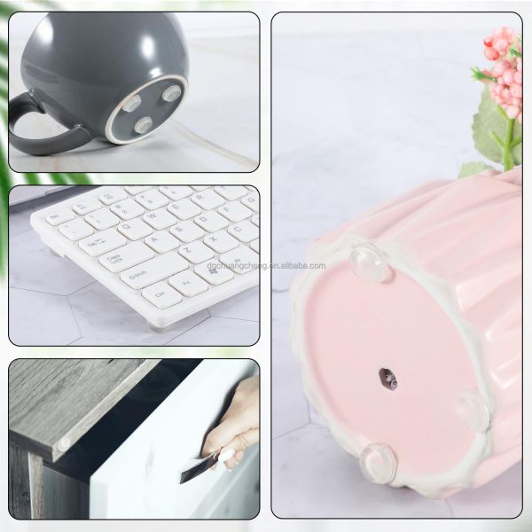 Self-Adhesive Clear Silicone Cabinet Bumpers Soft Close Pads for Door Drawers Home Appliance Rubber Cutting Board