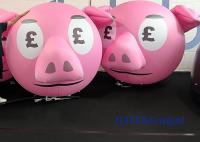 2m de hélio inflável personalizável bola rosa desenho animado porco publicidade e marketing