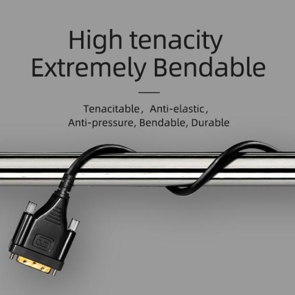 4K 60HZ DVI To DVI Cable 1080p Male To Male DVI Cable Single Channel