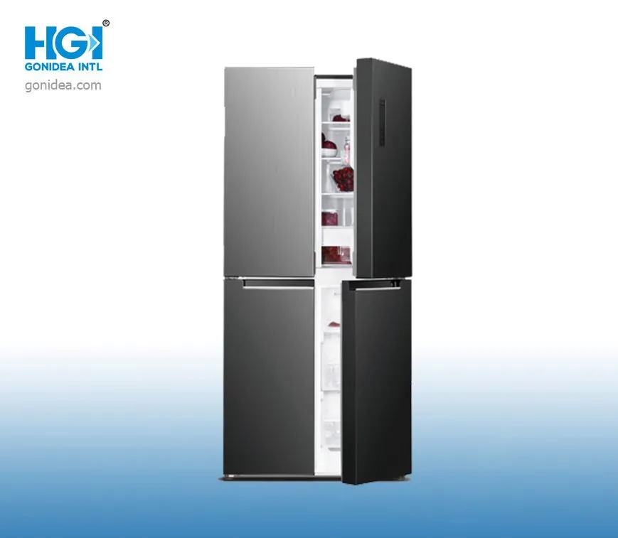 Side by Side Refrigerator Freezer No Frost French Door Fridge FF4-58