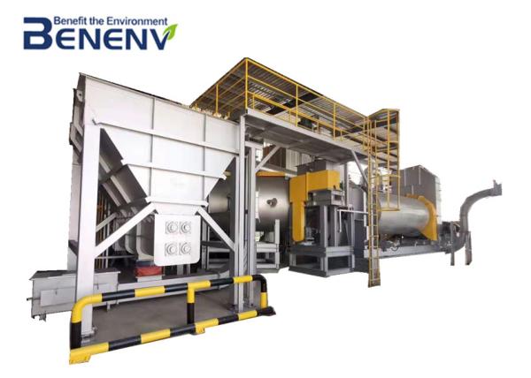 Stainless Steel Sludge Dryer System Industrial Rotary Dryer Long Working Life