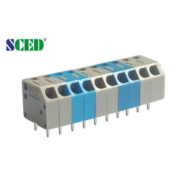 3.50mm Clamp Spring Terminal block , 5A Electrical Terminal Blocks