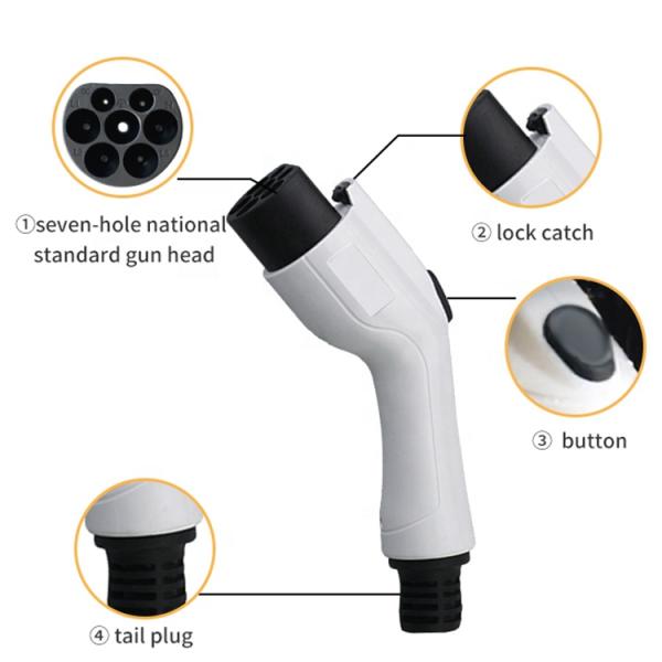 GBT Type2 Electric Vehicle Discharger for Camping and Home Electricity Supply Fast Charging Customized Color
