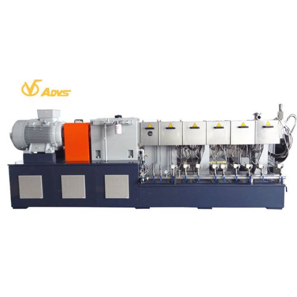 PE/PET Filler Masterbatch Twin Screw Extruder Machine 350kg/h Output